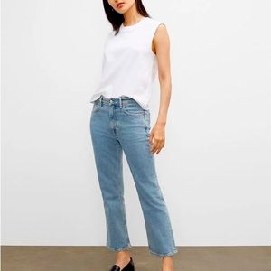 Club Monaco Kick Crop Jeans